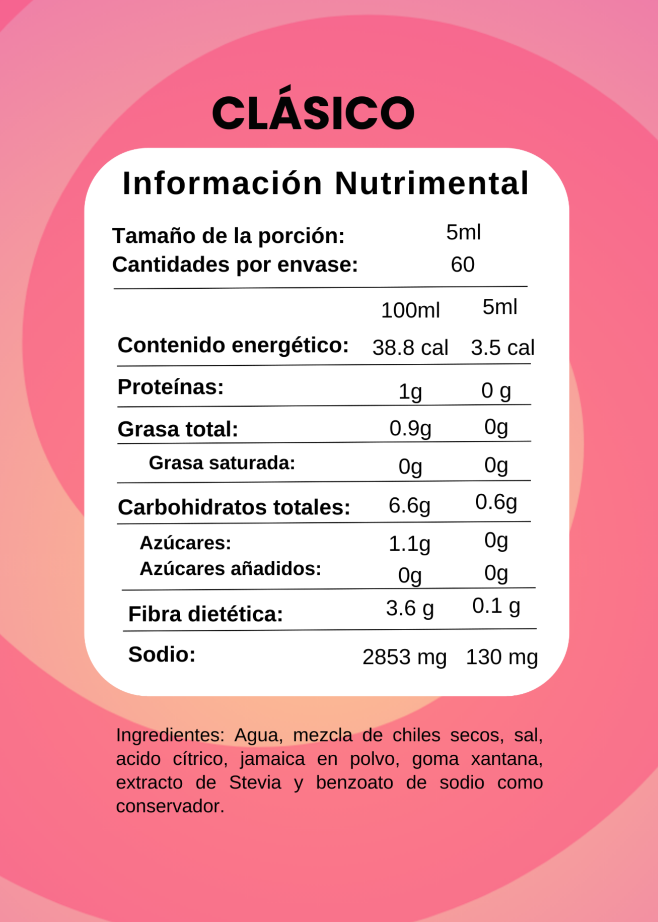 CHAMOY CLÁSICO SIN ÁZUCAR