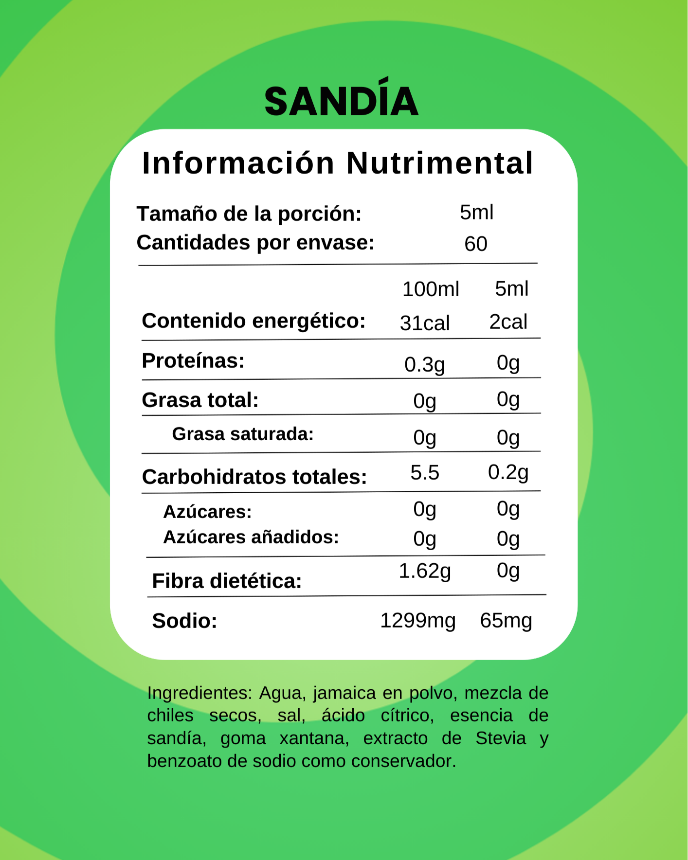 CHAMOY SANDÍA SIN ÁZUCAR